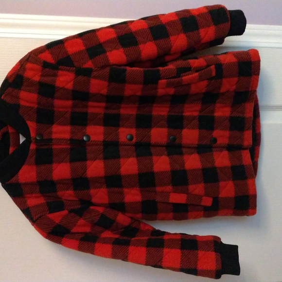 Boys size 6-7 lined fleece jacket - Picture 1 of 4